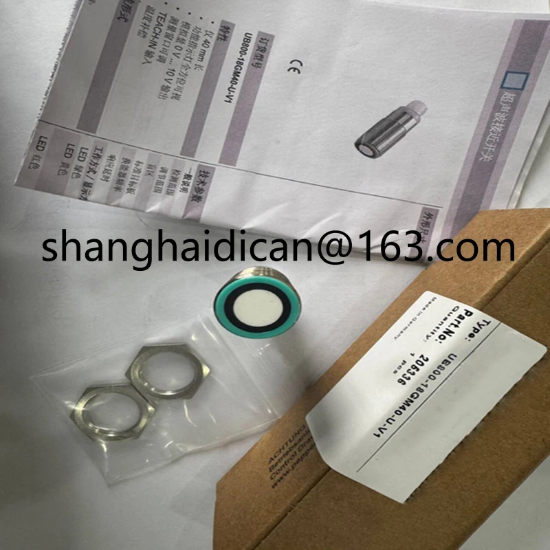 

New sensor real-life shooting UB800-18GM40A-I-0,3M-Y70110930