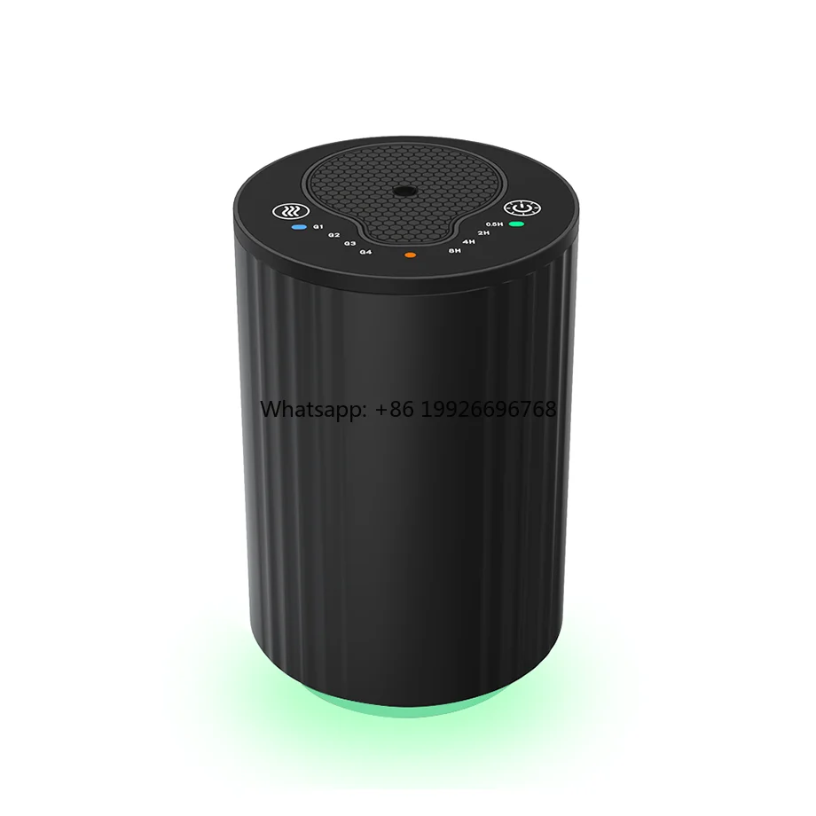 

X3Pro Alu Customize Gift Packing LED Ambient Light 10ML Waterless Essential Oil Cold Air Car Aroma Diffuser