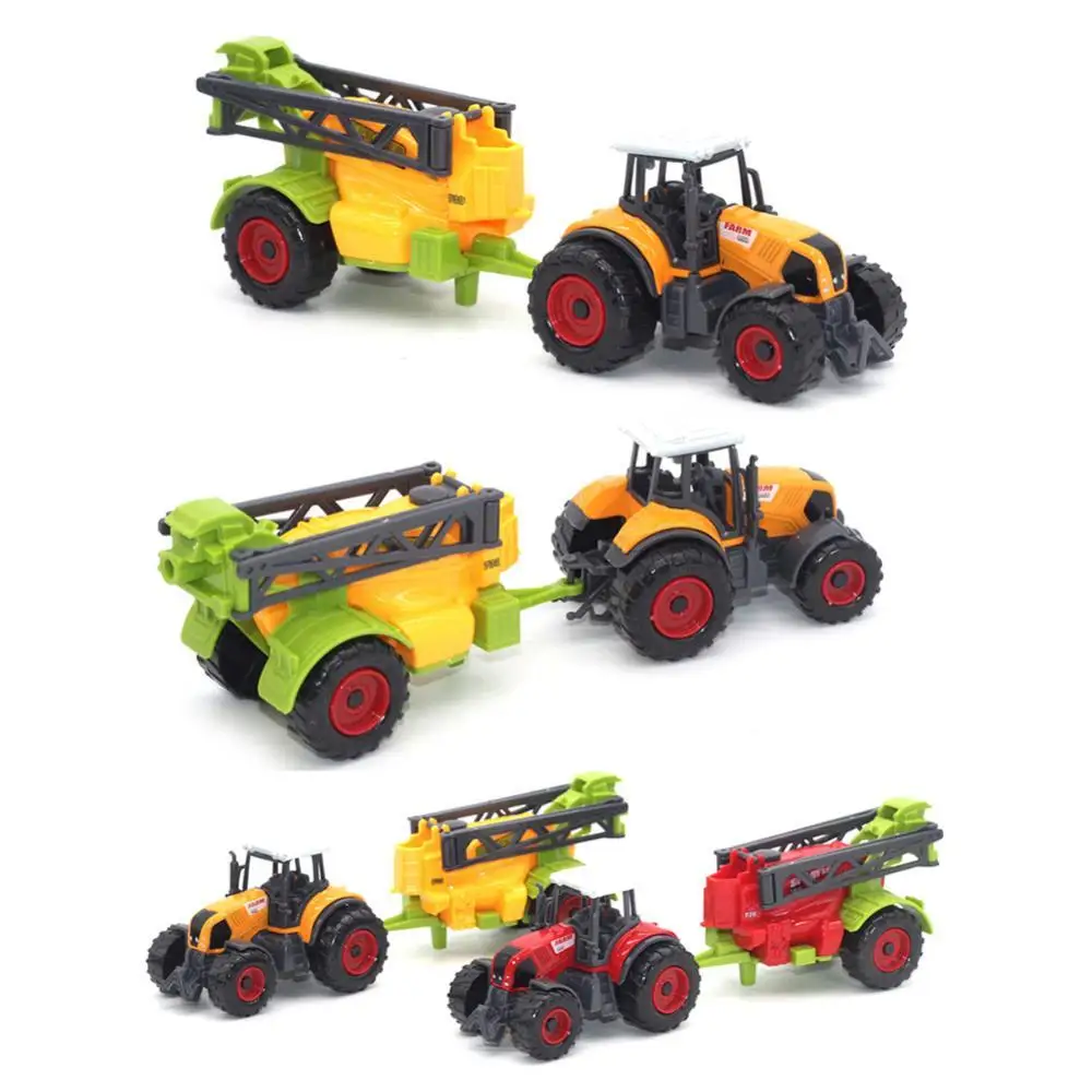 3PC/Set Children\'s Farmer\'s Car Truck Tractor Harvester Model Vehicle Agricultural Set Boy Educational Kids Toys Birthday Gifts