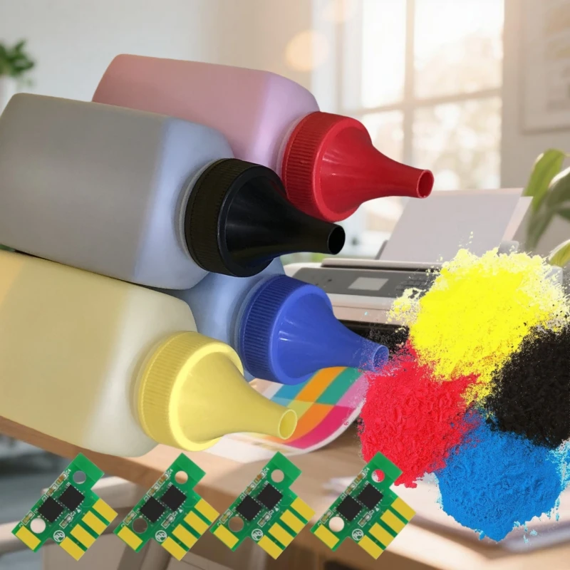 

Совместимый тонер-порошок большой емкости MC2425 для тонера lexmark mc2425 C2325, совместимый с MC2325 C2425 MC2425 MC2535 MC2640