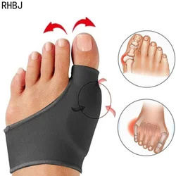 RHBJ 2Pcs Feet Care Big Toe Hallux Valgus Corrector Orthotics Bone Thumb Adjuster Correction Pedicure Socks Bunion Straightener