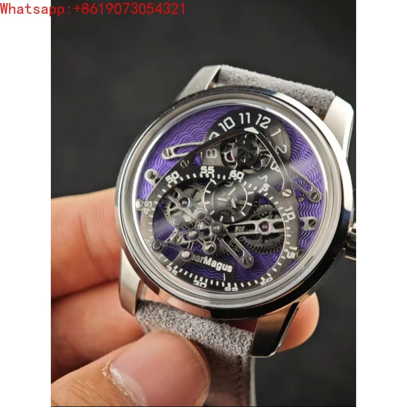 

The Great Qin Empire Magic Time MS03 Retractable Needle Hollow Automatic Mechanical Watch