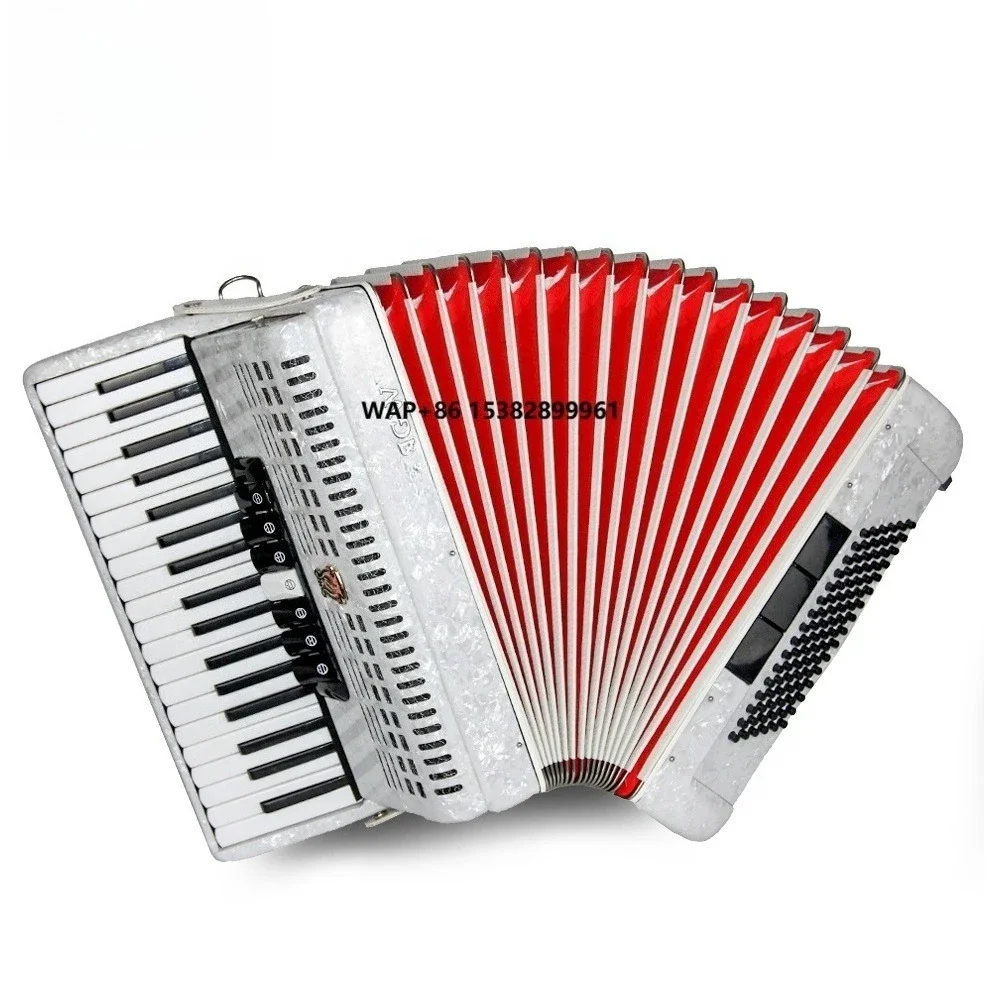 

High Quality Soft and Tough Bellows 37 Keys 96 Bass Diatonic Accordion