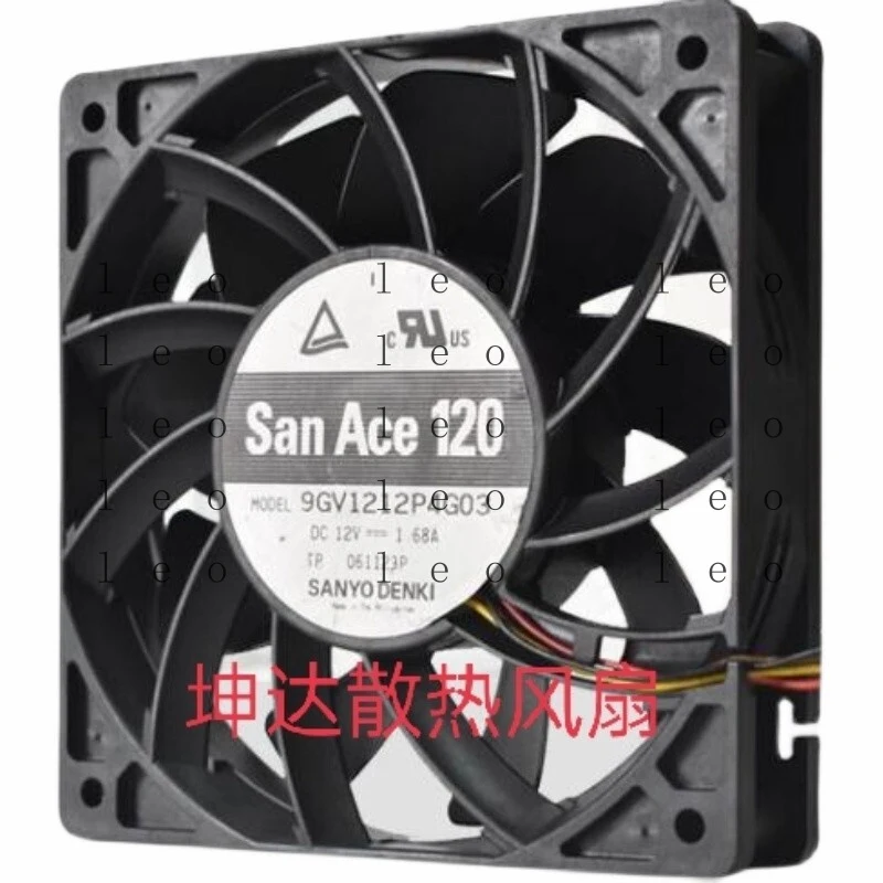 

GG for Sanyo 9GV12P1J03 12V 3A 12038 120mm Double Ball Bearing 4 Pin PWM Cooling Fan