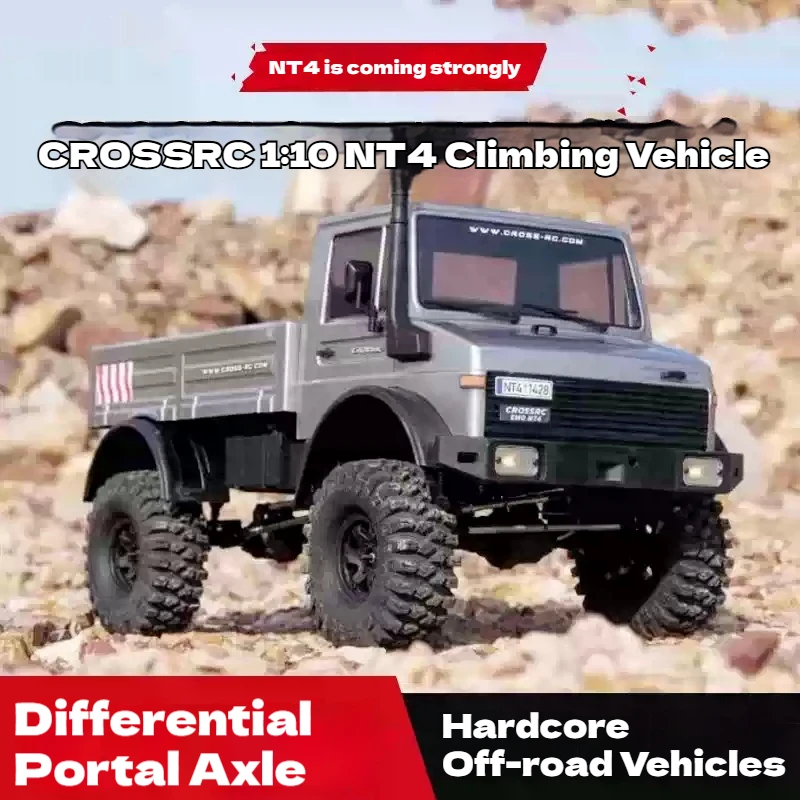 CROSSRC Emo Nt4 시뮬레이션 유니목 1/10 산악 자전거 오프로드 차량 원격 제어 전기 모델카 소년 및 소녀 장난감