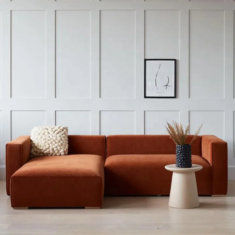 yh-Extra Large L-Shaped Reversible Chaise Sectional Sofa Set Living Room Sofas with High Comfort and Stylish Design#