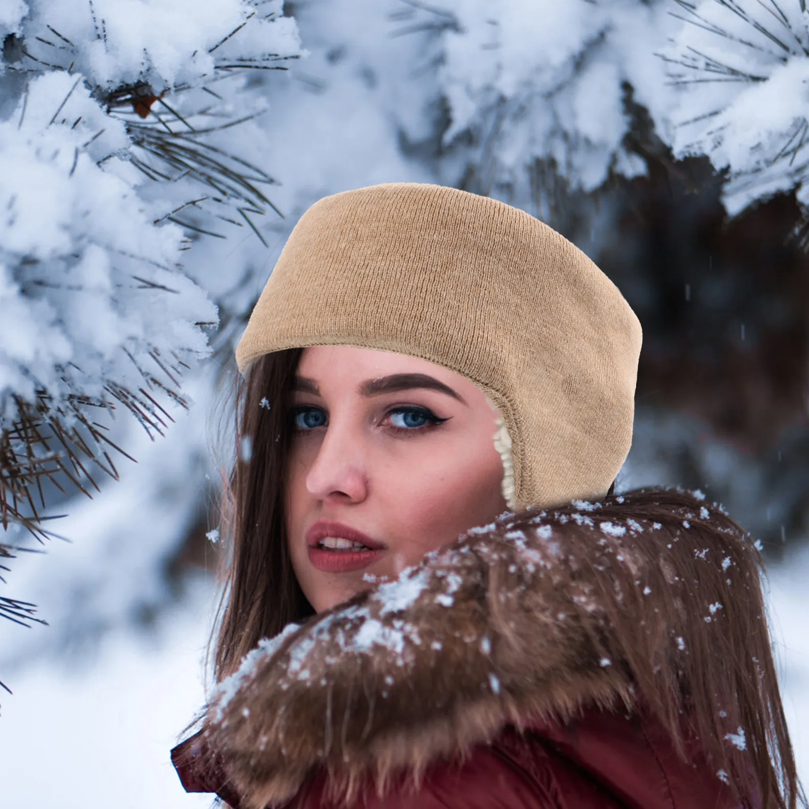 Sleeping Earmuff Noise Insulation Earmuff for Sensitive Ears Soft Comfortable Headband Design Ear Muffs for Sleep Cold Wind