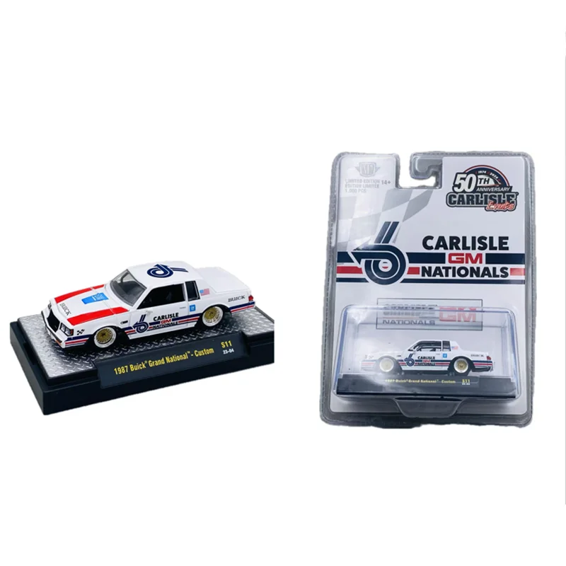 

M2 Machines 1:64 Scale Diecast Alloy 1987 Buick Grand National- Custom Toys Car Model Classic Adult Gift Souvenir Static Display