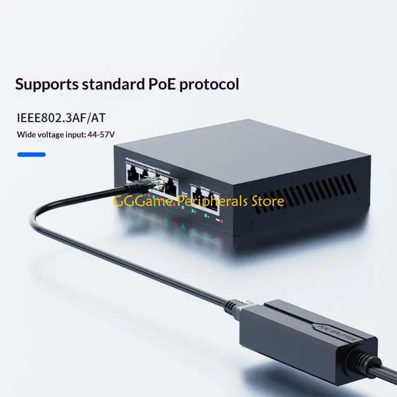 

Разветвитель питания U55B через Ethernet POE с выходом 48 В на 12 В постоянного тока, поддержка гигабитной сети