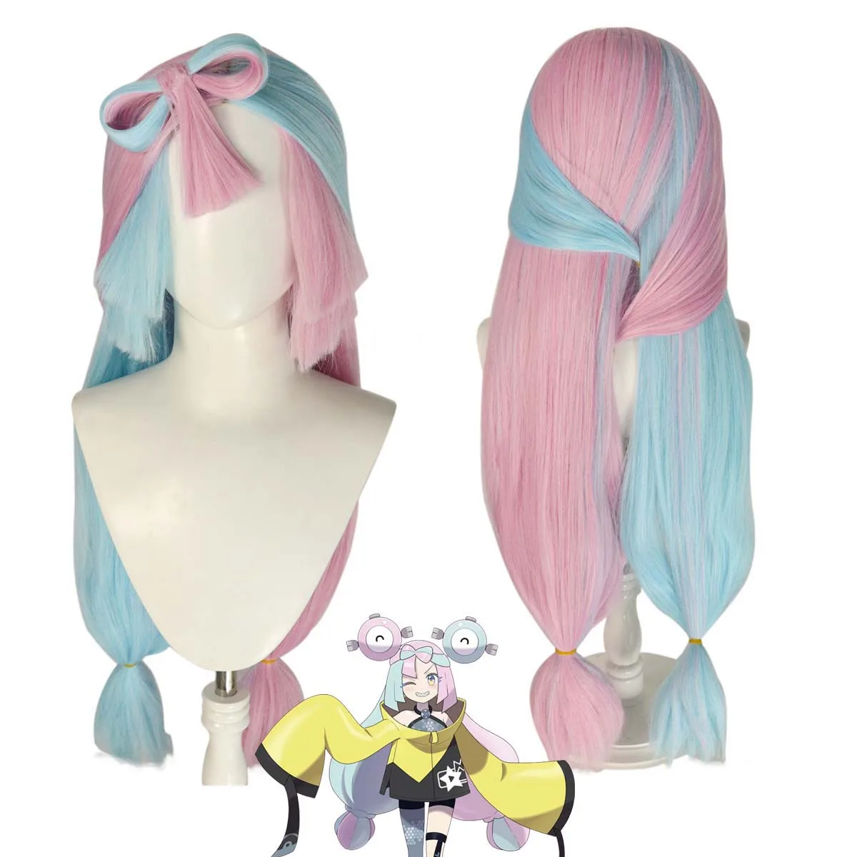 

Halloween Hairpiece Accessories Props Women Scarlet and Violet Iono Cosplay Wigs