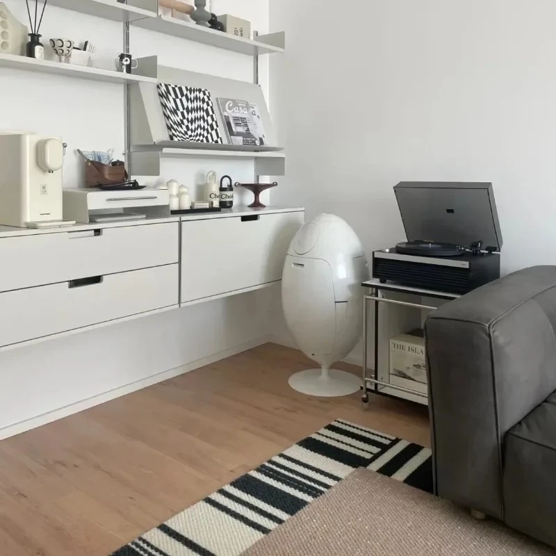 

Luxury Storage Waste Bins Home Future Design Upscale Eco-friendly Dinosaur Egg Trash Can Techy Egg Shaped Living Room