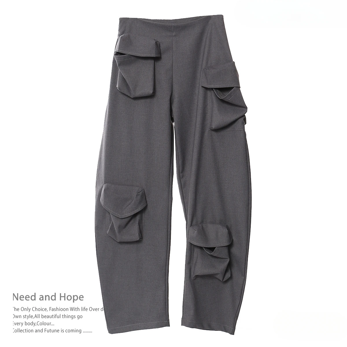 

2024 New personality cut out pocket cargo pants for women 1 casual pants