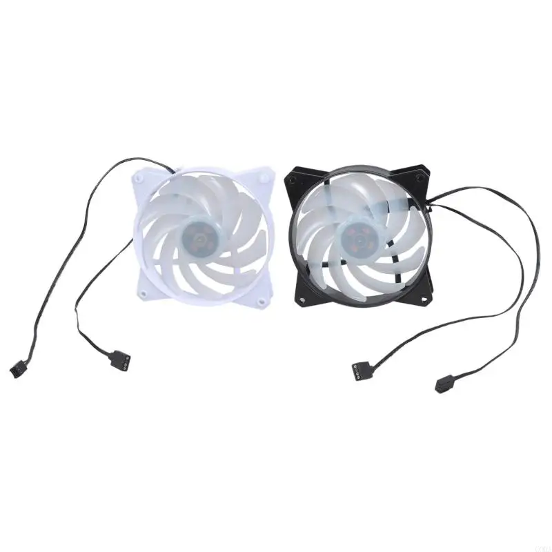 

CORA 120mm PC Case Cooling Fan 5V 3PIN Motherboards Lighting Syncs with 8 Shockproof Pad For Stable Operations