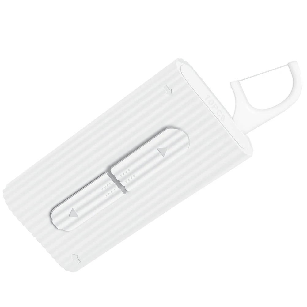 1 Set Compacte Tandzijde Picks Draagbaar Voor Tanden Reinigen Tussen Kronen Bretels Interdentale Ruimtes Wegwerp Floss Sticks