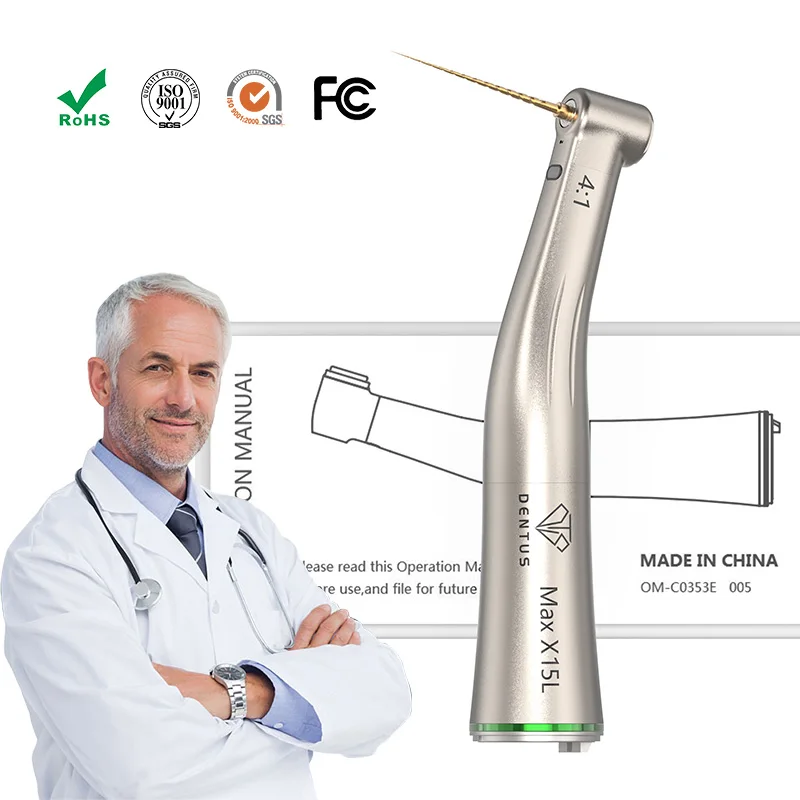 Custom Style Professional 4:1 Max X15L Low RPM Dental Handpiece d ental handpi eces for low oral injury restorations