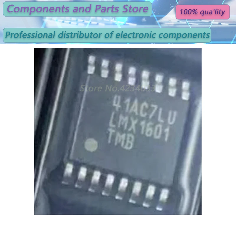 10PCS   LMX1601TMX  LMX1601TM   LMX1601   TSSOP16	 new100%   LMX1  601TMX