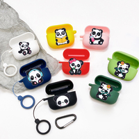 Cartoon Panda Case for xiaomi 3 pro / MI FlipBuds Pro Case Cute Silicone Earphones Cover for Xiaomi Buds 3T Pro Case