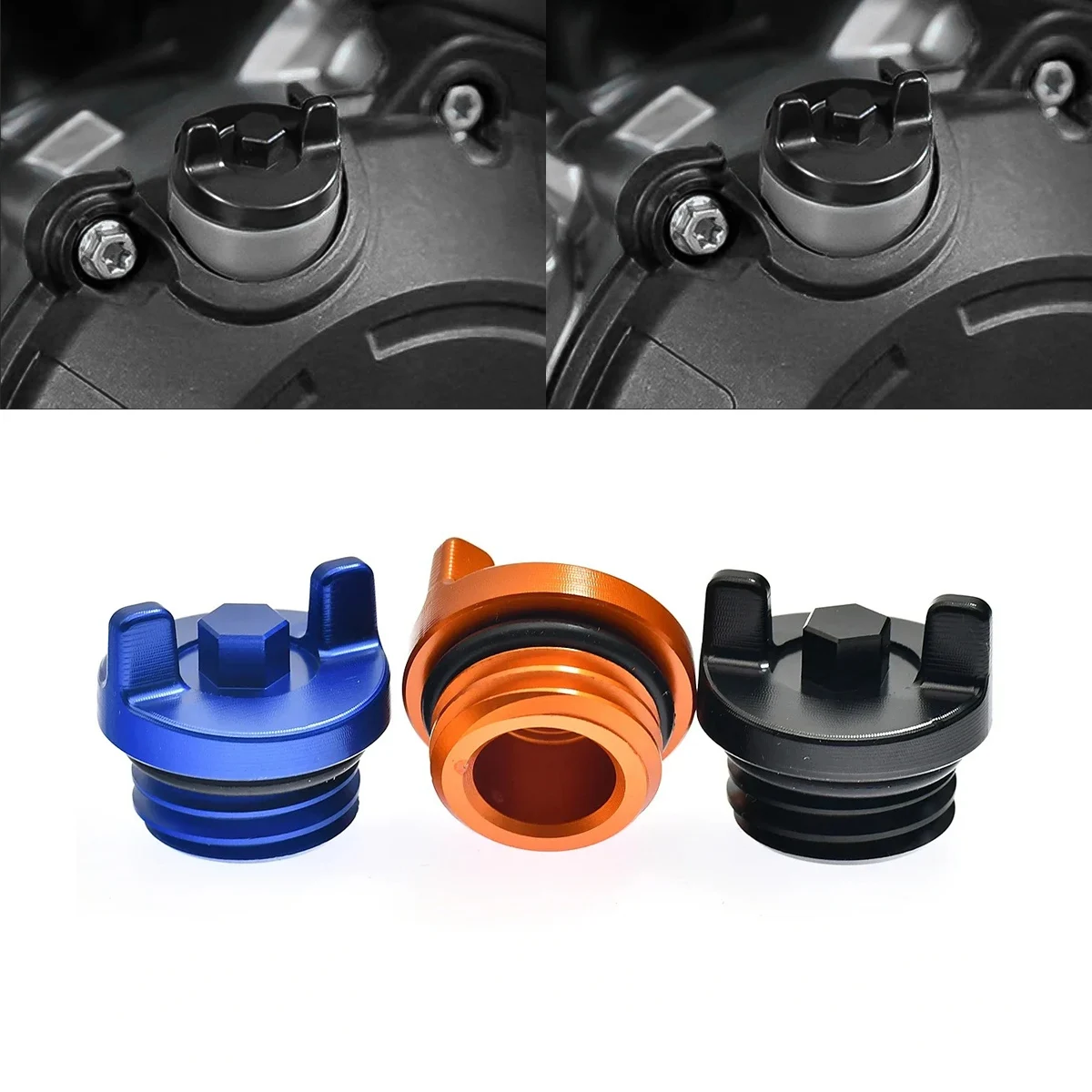 Motorrad CNC Motoröl-Einfülldeckel für KTM 125-530 EXC EXC-F XC XCF SX SXF XC-W XCF-W TPI Six Days SXS MXC 2004-2023