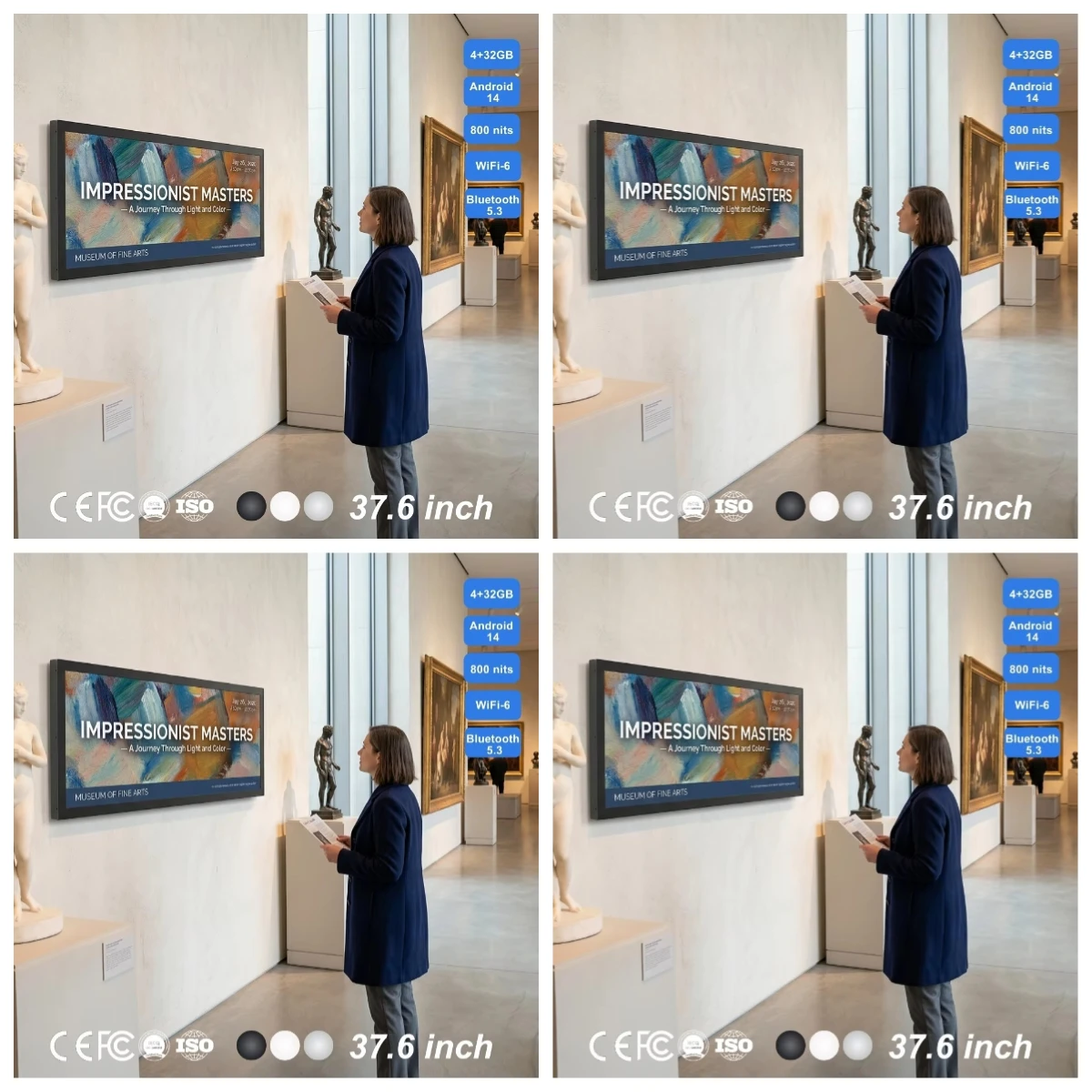 Interactive Stretched Bar LCD 37.6