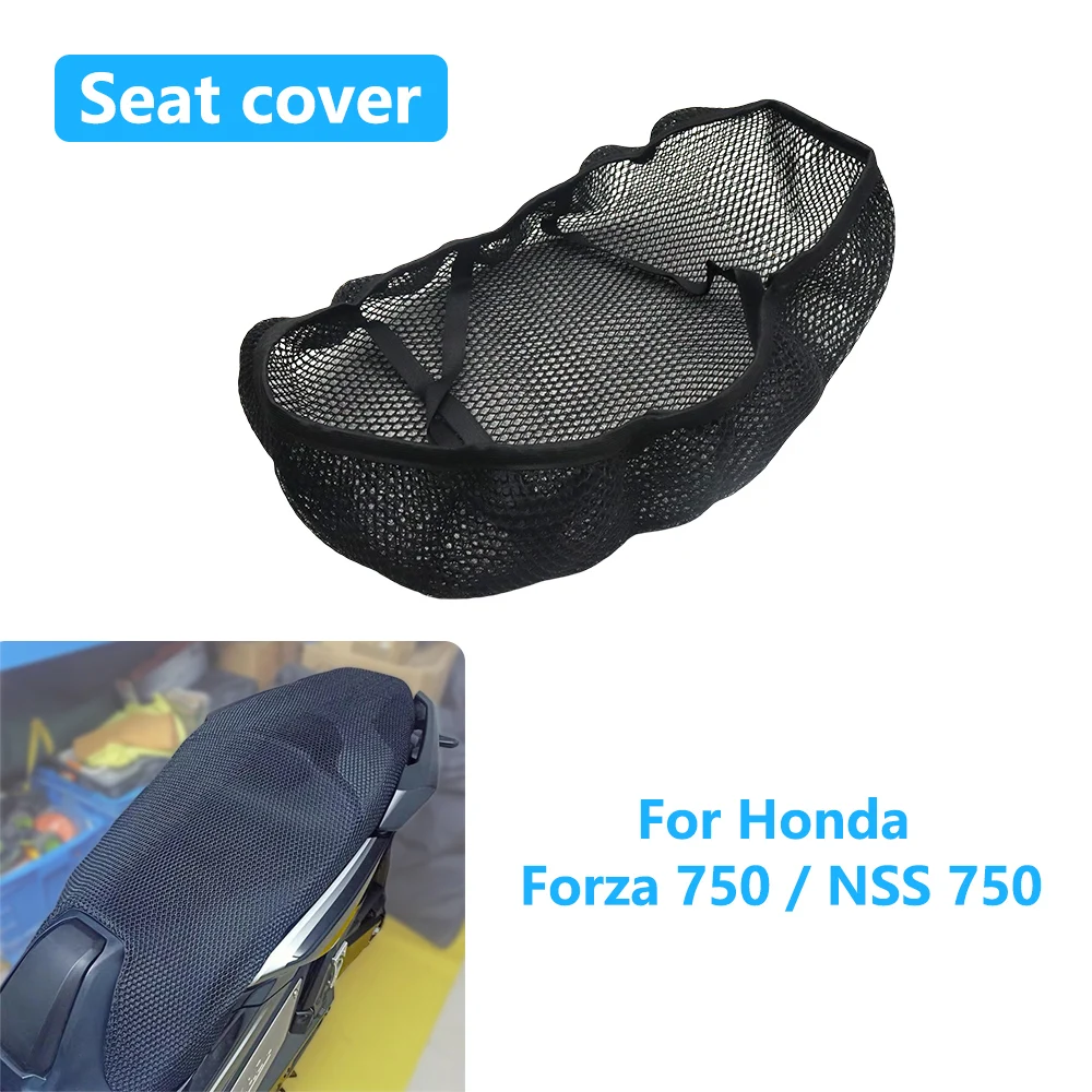 For Honda Forza750 NSS750 NSS 750 2021-2024 Motorcycle Seat Cover 3D Mesh Fabric Seat Non-Slip Heat Insulation Protect Cushion