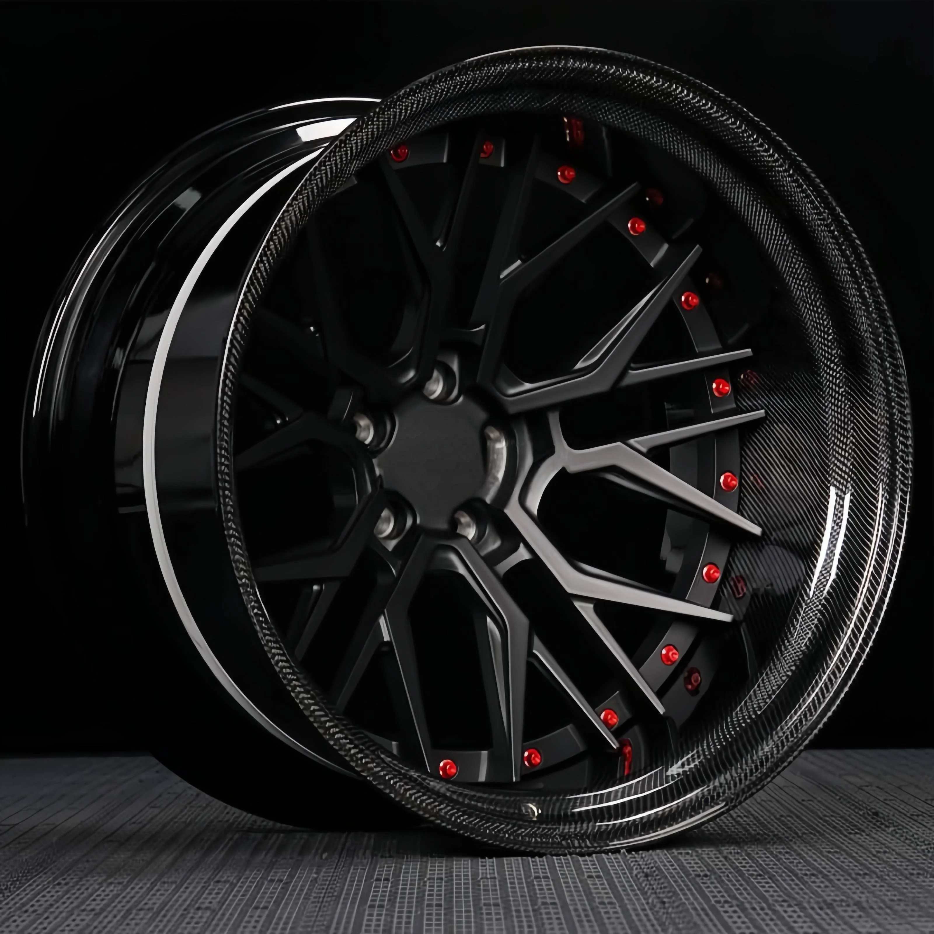 Carbon Fiber Wheel Forged Wheel 17 18 19 20 21 22 23 24 Inch 5x120 5x112 1x114.3 Rims for McLaren lamborghini porsche 911