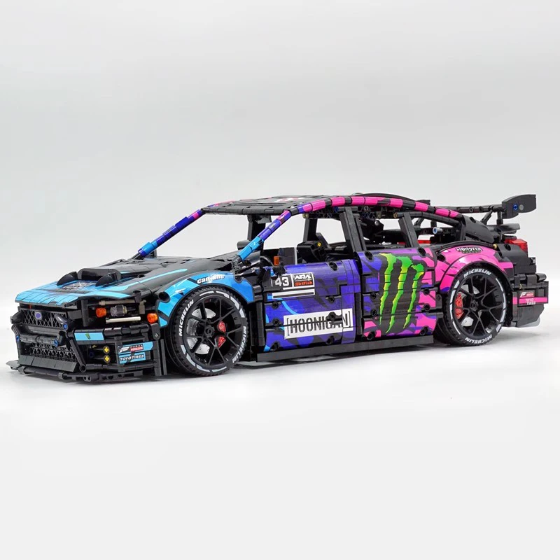 New 57010 Technical Super Sport Car Model WRX STI Compatible MOC-79953 Building Blocks Bricks Puzzle Toy Birthday Gifts For Kids