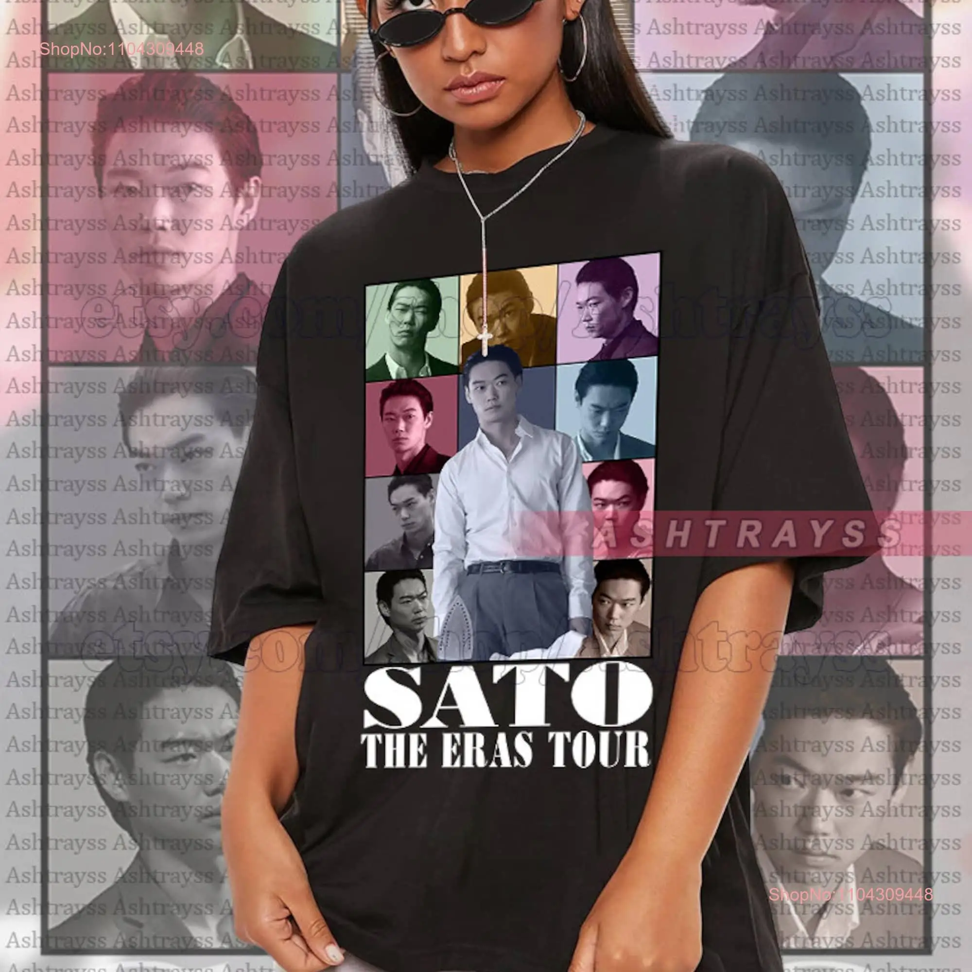 Sato Show Kasamatsu The Eras Tour T Shirt long or short sleeves