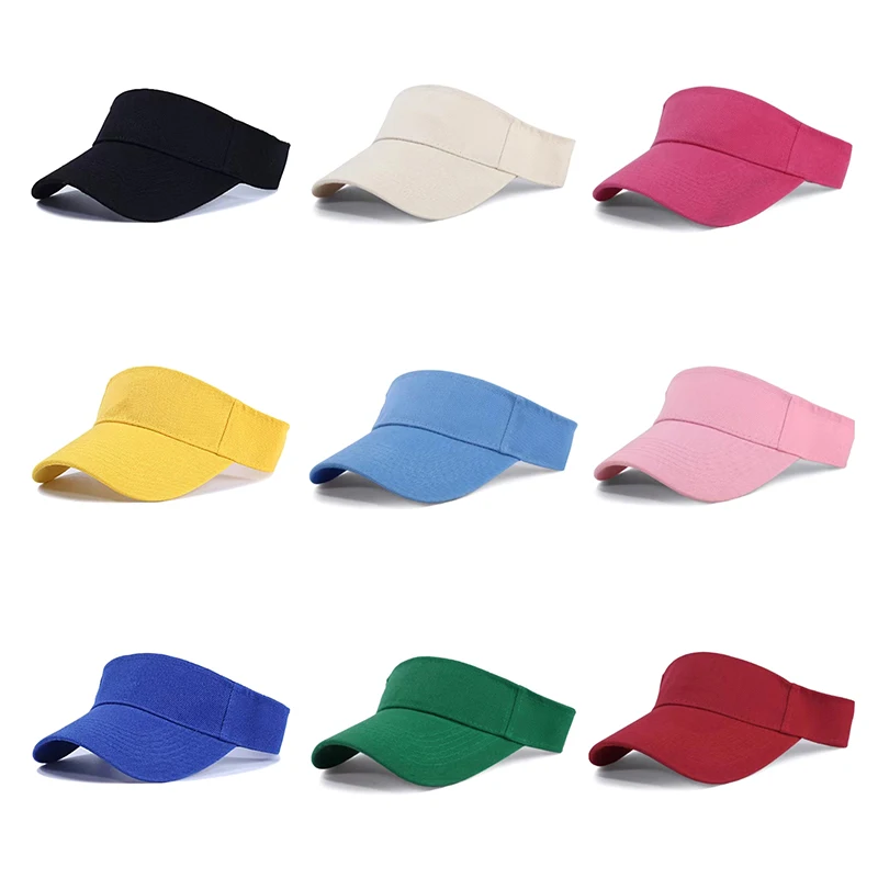 1PC Adjustable Sport Golf Tennis Breathable Casual Cap Hat Unisex Men Women Plain Sun Visor