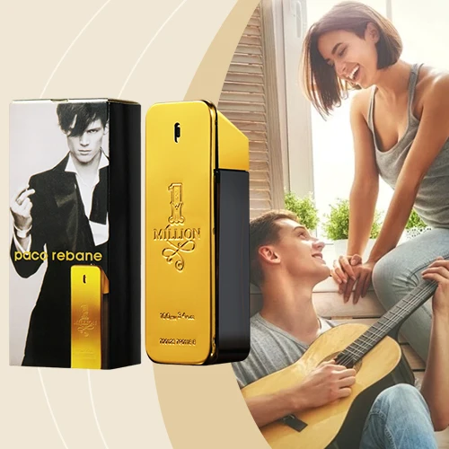 

100ml Perfume Hombre Original Million FreshSpicy Notes of Amber Leather Tangerine Touch Irresistible Pheromone Original Cologne