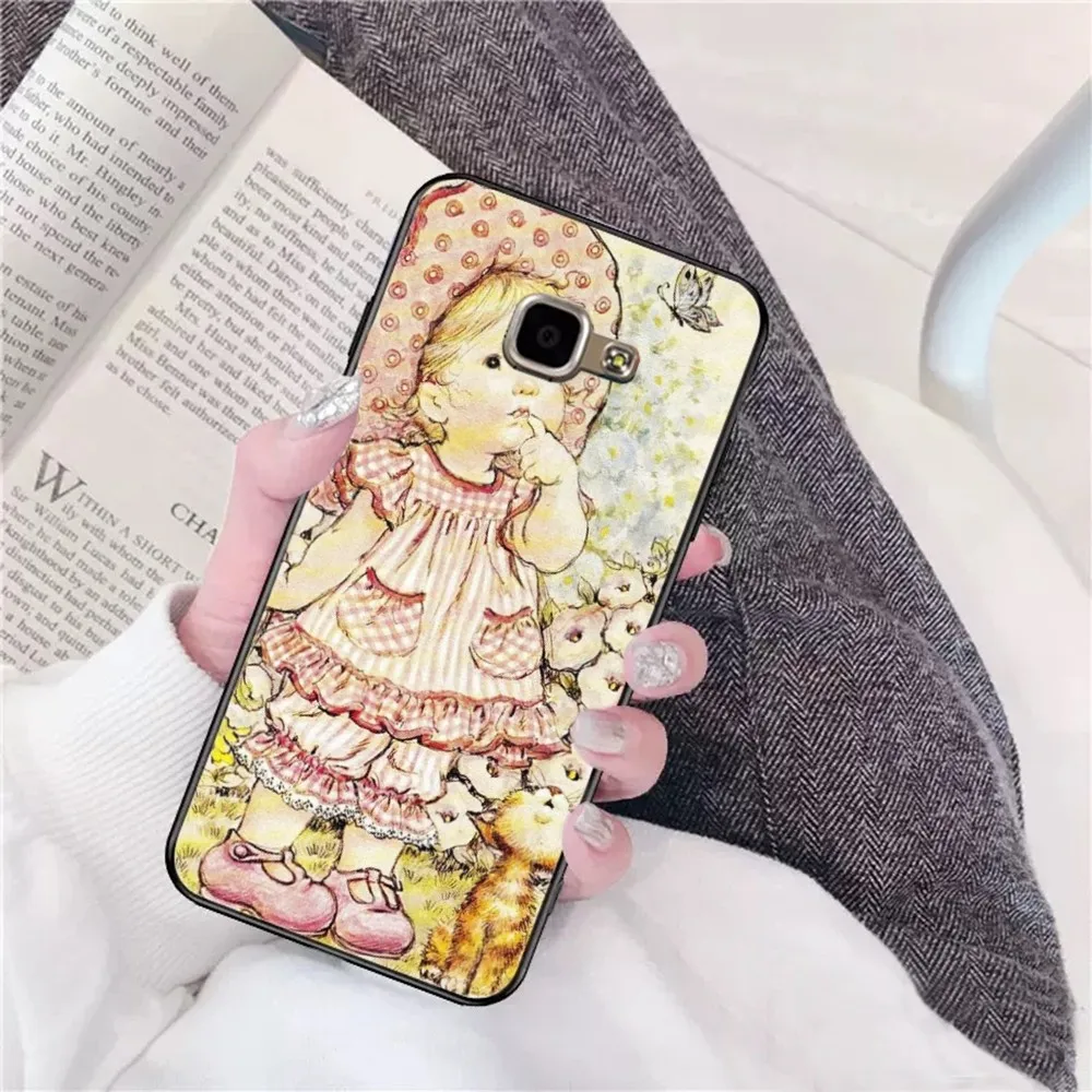 Sarah Kay Little Girl Phone Case For Samsung A 10 11 12 13 20 21 22 30 31 32 40 51 52 53 70 71 72 73 91 13 shell