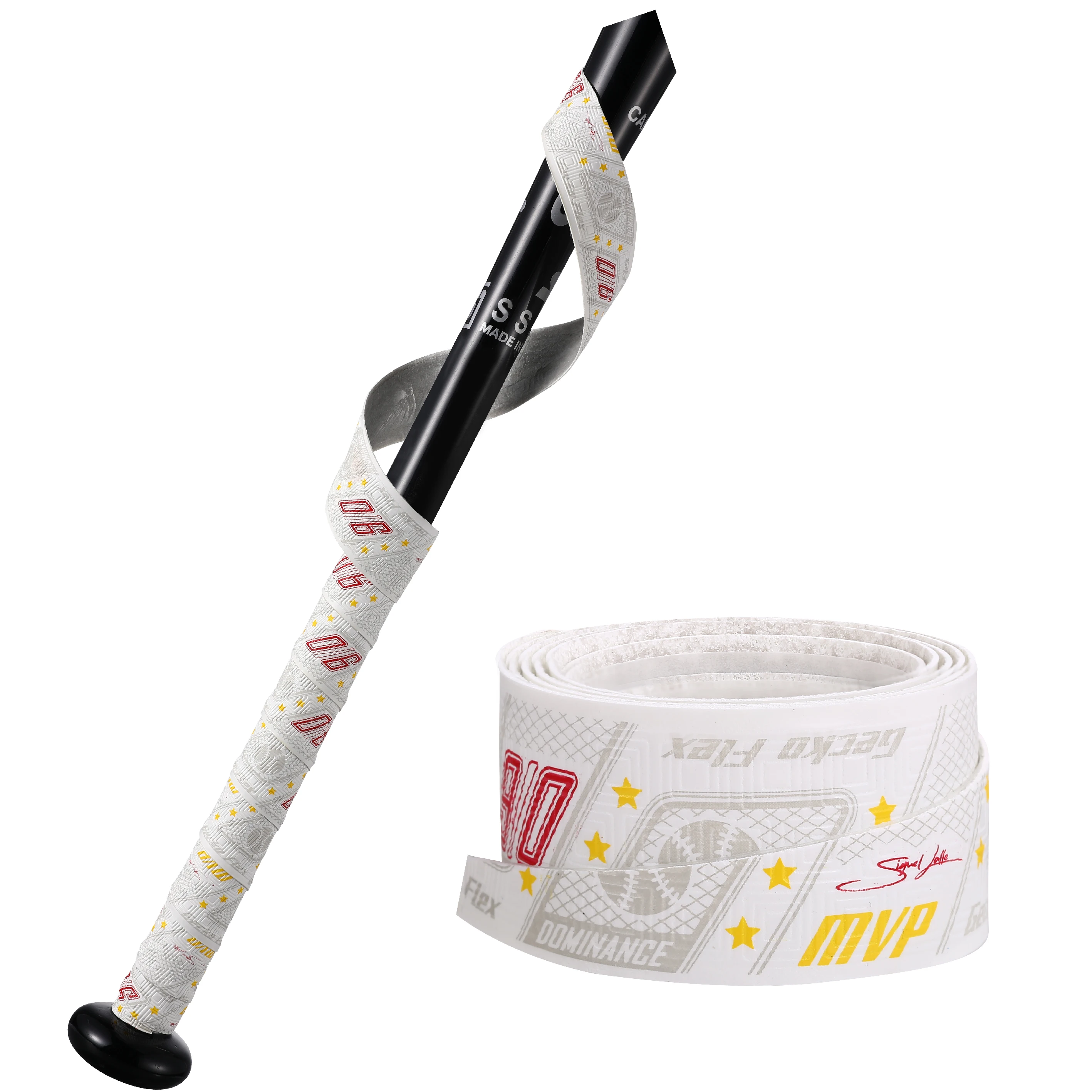 

AMASPORT Baseball Grip Tape Absorption PU Anti-Skid Overgrip Tape Reduces Hand Friction Multicolor Enhances Hitting Sensation