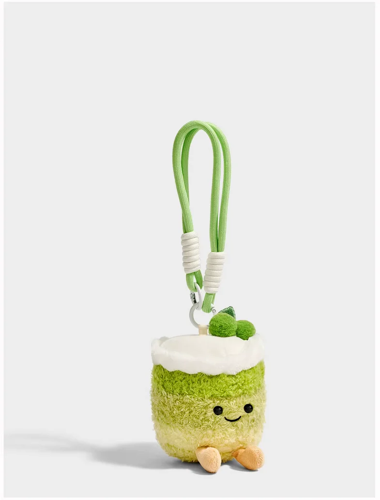 Original cute cherry cake plush doll Keychain bag pendant ornaments creative gifts
