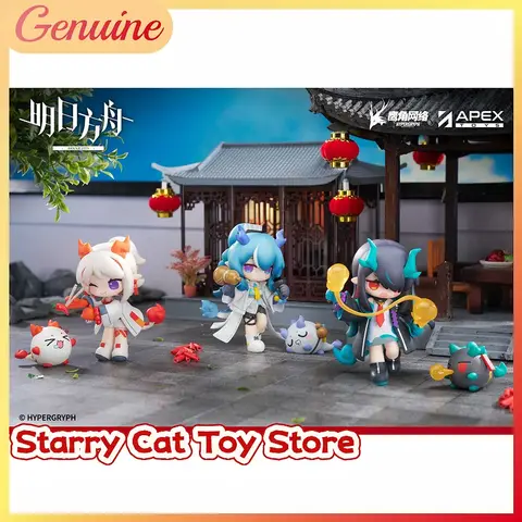 Original Apex-Toys Arknights Dessert Q-Version Series Yanguo Special Dusk/Nian/Ling Animation Figure Toys Collection