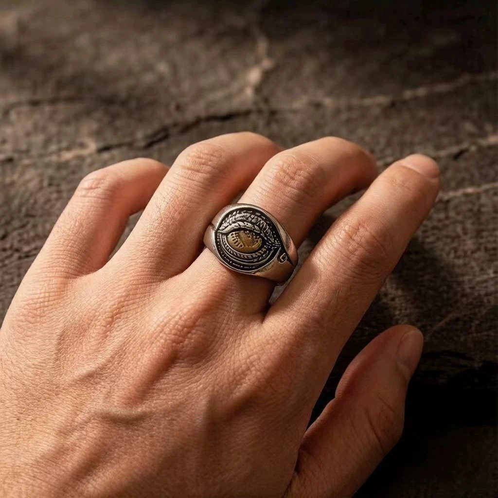 Vintage Wisdom Dragon Eye Adjustable Finger Rings For Men Women Hip Hop Punk Fashion New Jewelry Gift Party