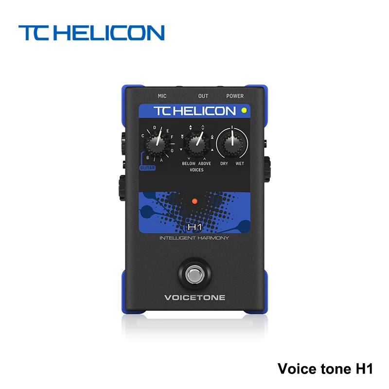 

TC Helicon Voice tone H1 Single-Button Stompbox for Realistic Guitar Controlled Vocal Harmony