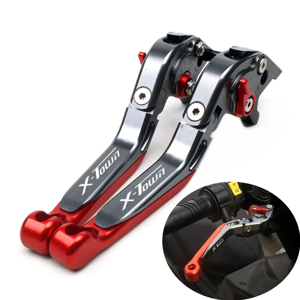 Motorcycle CNC Folding Extendable Brake Clutch Lever For X-TOWN 125i X-TOWN 300i X TOWN 125i 300i