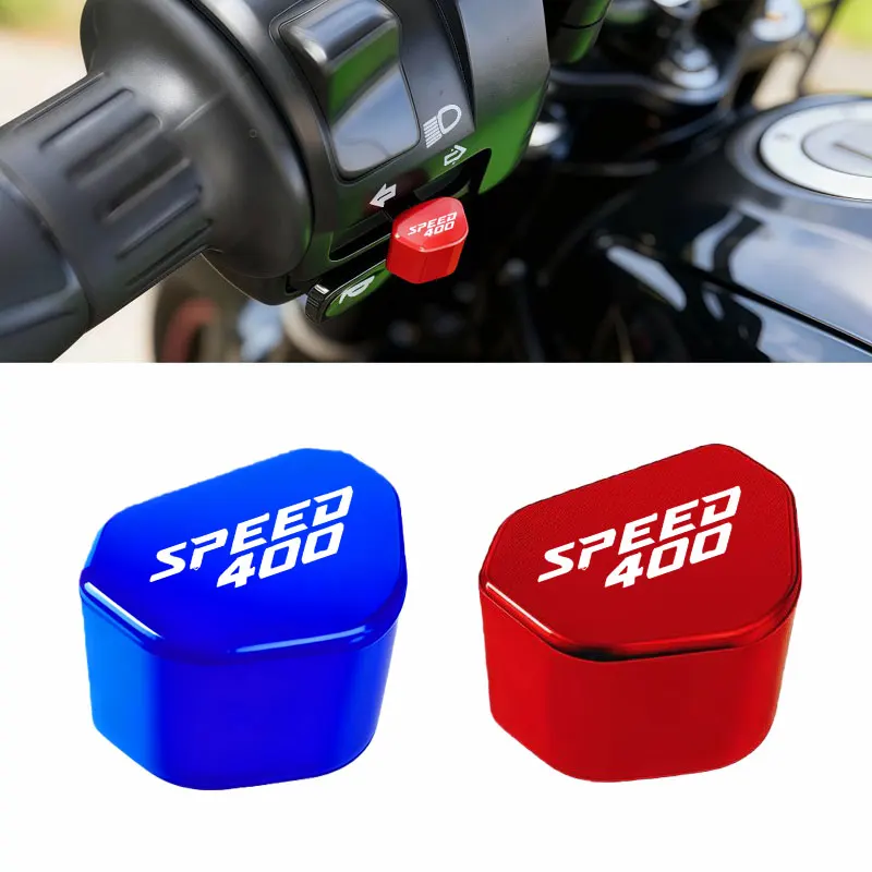 Motorrad-Zubehör für Triumph Scrambler 400X 400 X Speed 400 CNC-Schalterknopf Blinkerschalter Tastenkappe