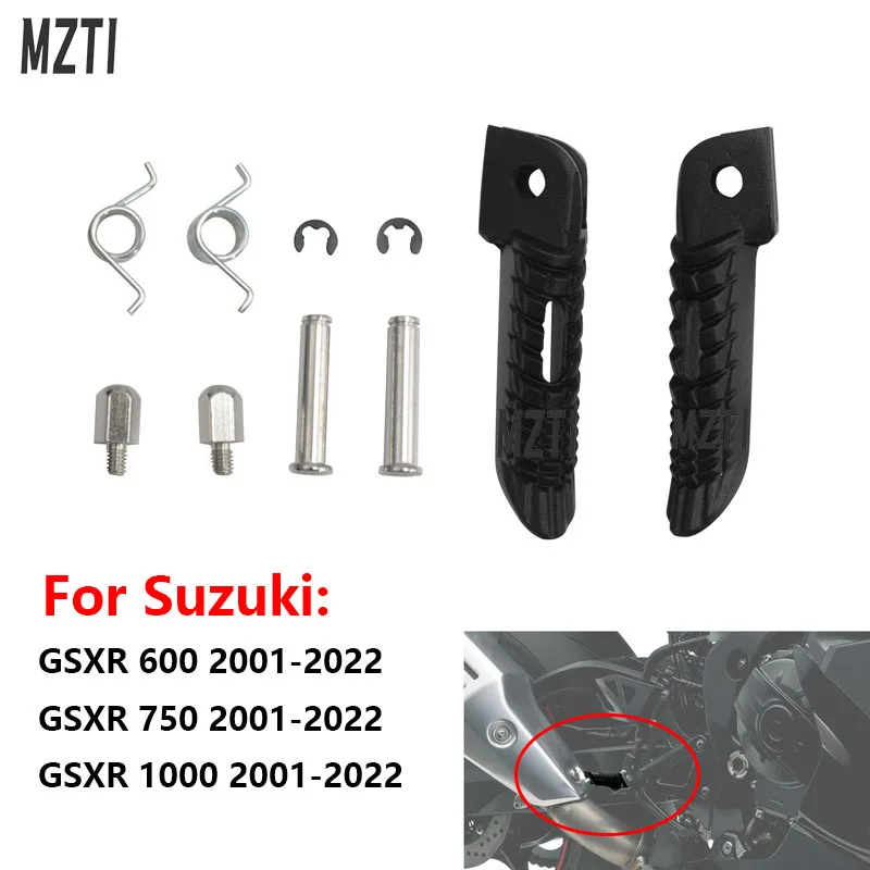 

Motorcycle Foot Rests Pedal Front Footrest For Suzuki GSXR 600 2001-2022 GSXR 750 2001-2022 GSXR 1000 2001-2022 Front Pedal