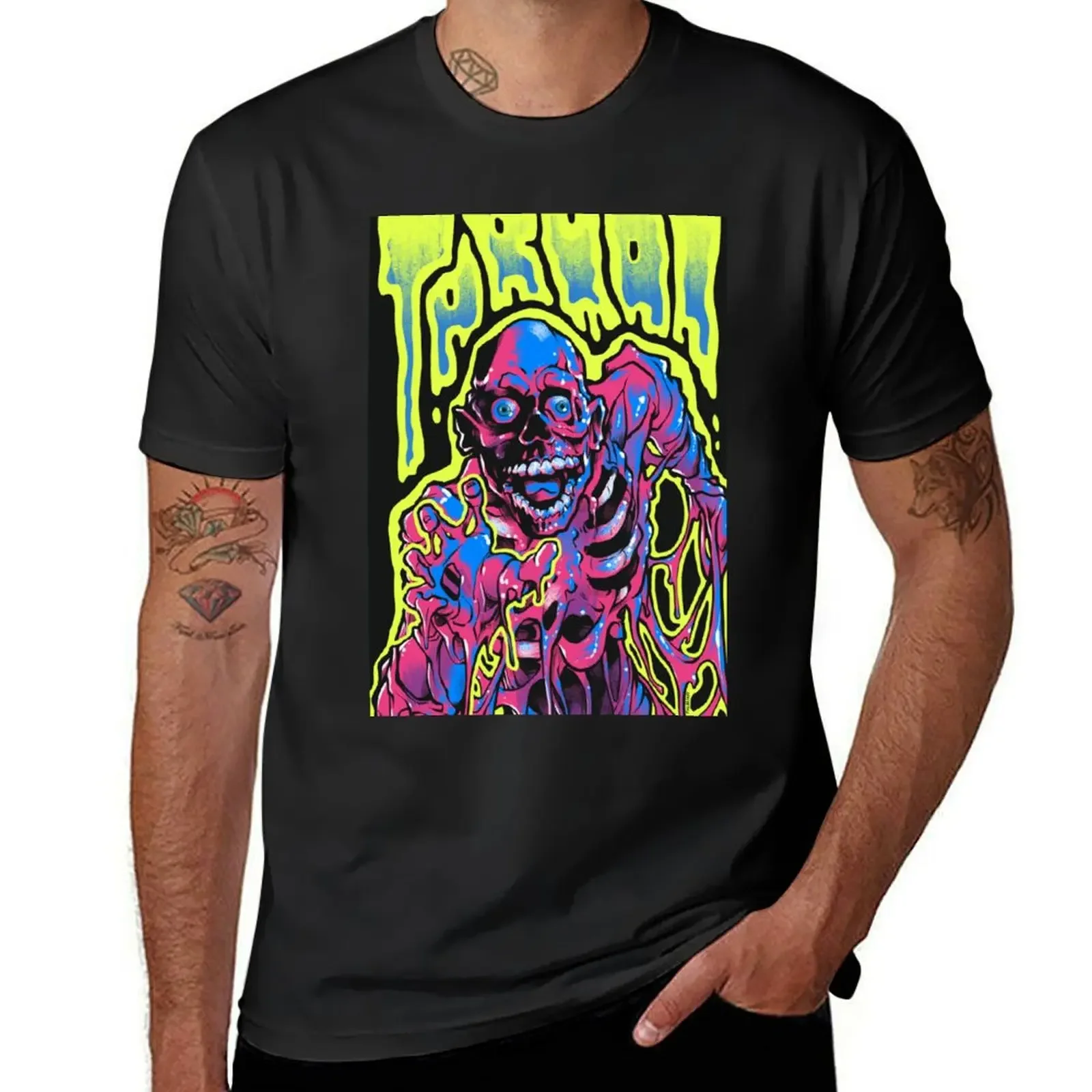 vintage clothes oversizeds mens plain t shirts heavyweight Tarman Return of the Living Dead Art Variant 2024 T-Shirt cotton tops