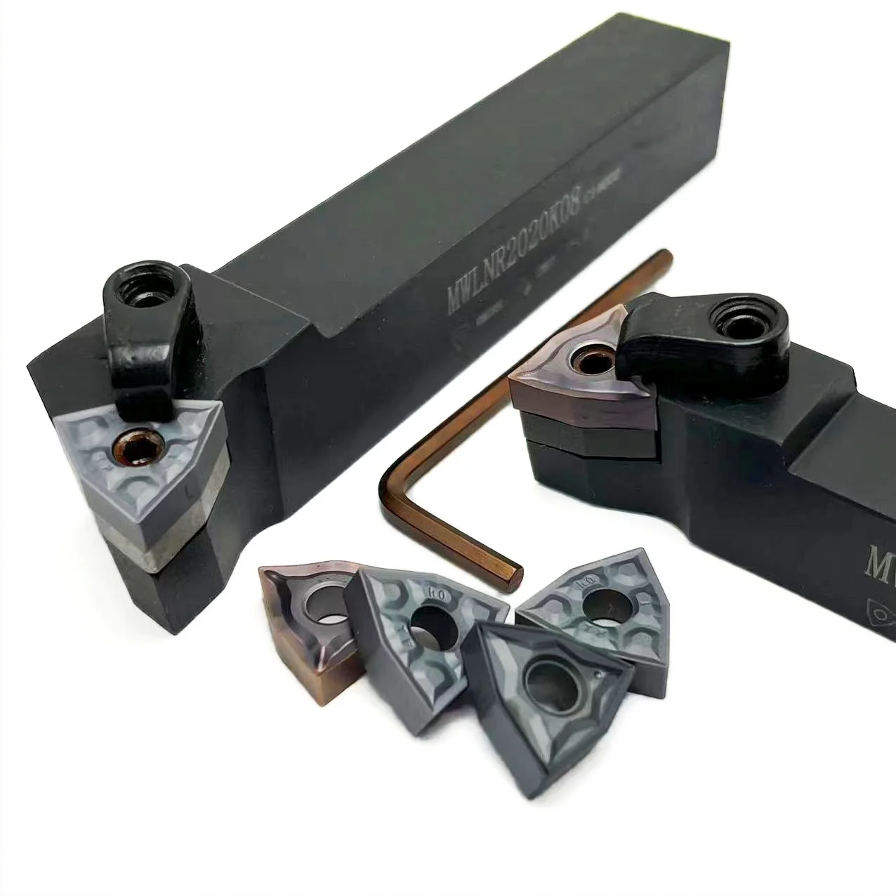 WNMG080404 YBG205 For MWLNR MWLNR1616H08 MWLNR2020K08 MWLNR2525M08 Lathe Tools Balde Holders Alloy External Turning Tool