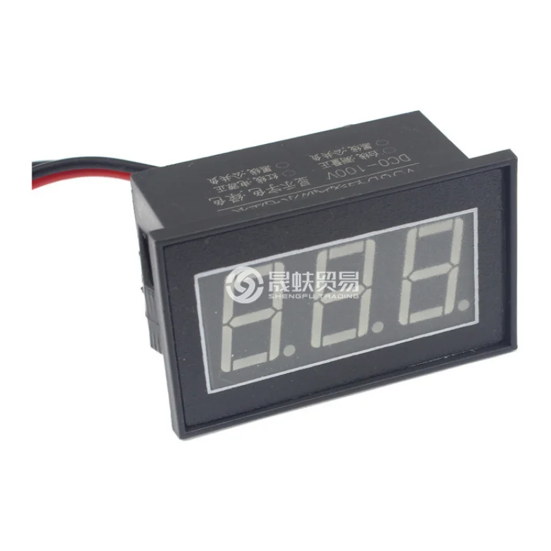 V56dpotting WaterproofDC0-100VElectric auto grün digital voltmeter digital voltmeter kopf