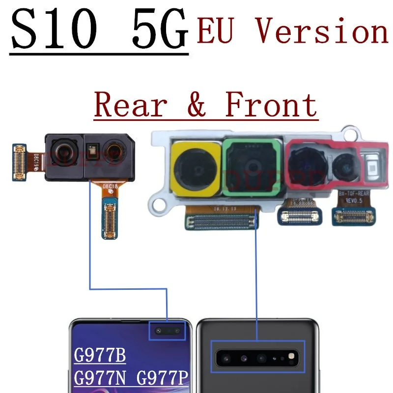 Back Rear Main Camera For Samsung Galaxy S10 5G Lite G770F /DS G977U G977N G977B G977P G977T Front Camera Part