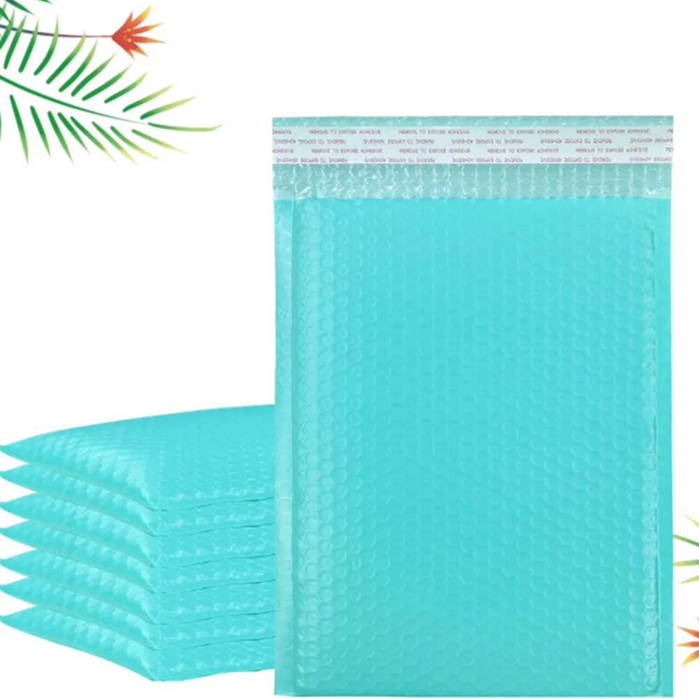 Enveloppes rembourrées légères et imperméables à bulles, 25 pièces, sacs d'expédition à coussin bleu auto-scellant, fournitures d'emballage Express