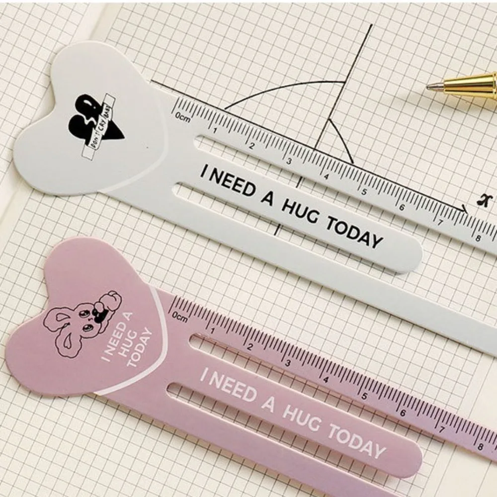 Professional 10cm Bookmark Rule Cute Metal Straightedge Ins Wear-resistant Straight Ruler School