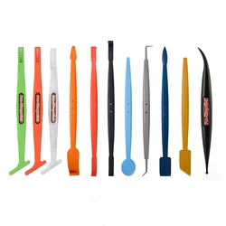 EHDIS Magnetic Pro Wrap Stick Squeegee Double Head Car Film Edge Tucking Scraper Carbon Fiber PPF Film Sticker Window Gap Tools