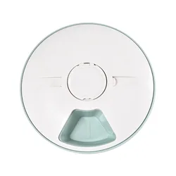 Pet Automatic Feeder Portion Control Digital Timer Detachable Dogs Cats Anti Slip 6 Meal Trays with Voice Dry Wet Food Feeding