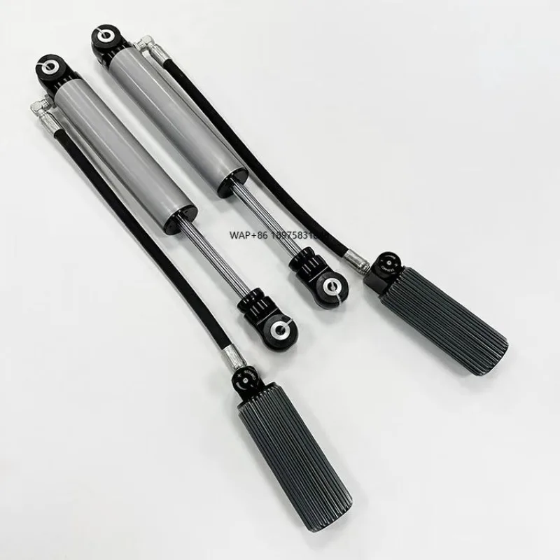 

Black and Grey 12-Stage Adjustable Compression Shock Absorbers Front 2.5 Inches Rear 2.5 Inches