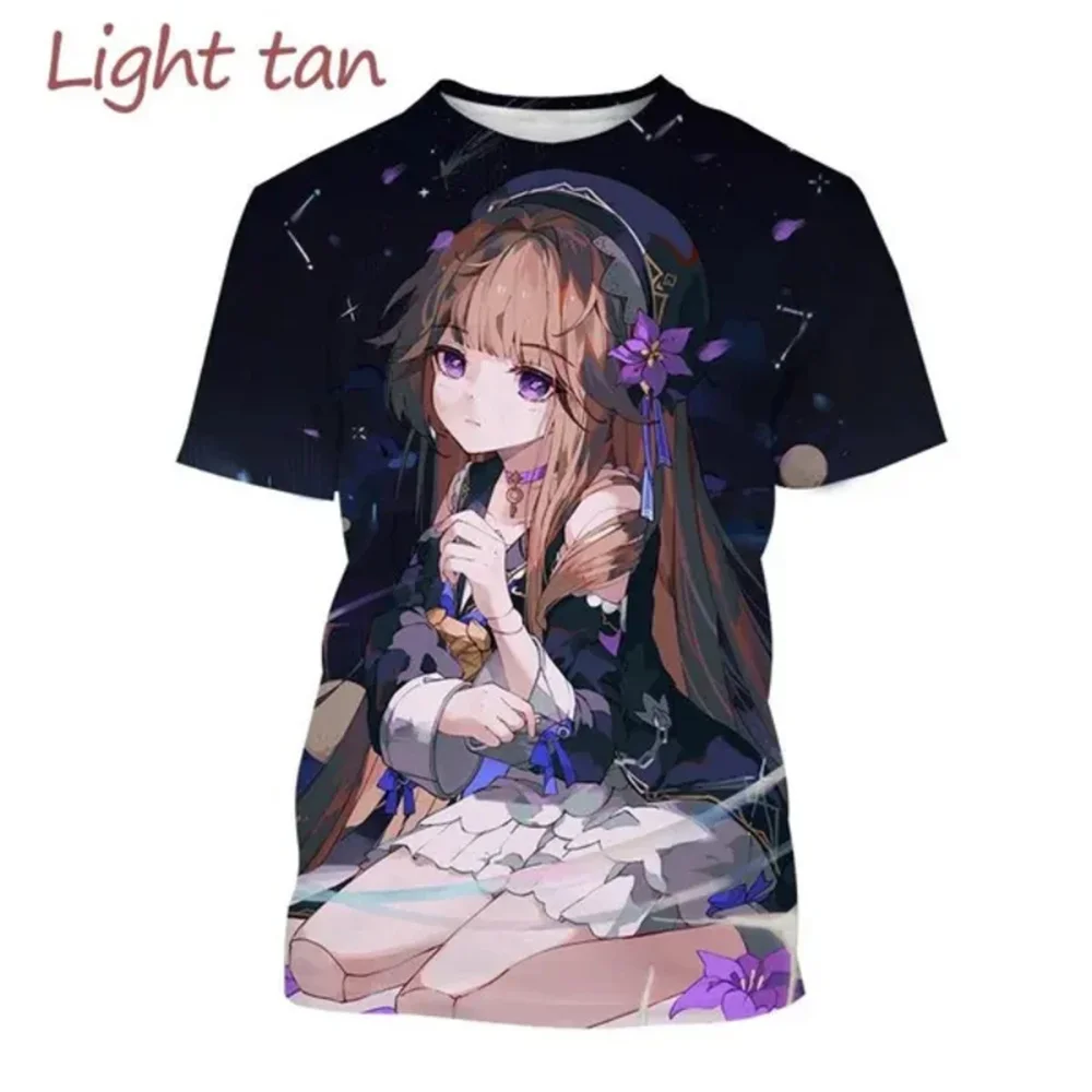 3D Fashion Men Clothing New Honkai: Star Rail Anime T-shirt Personality Cool Street Unisex Tops Tees Harajuku Oversized T Shirts