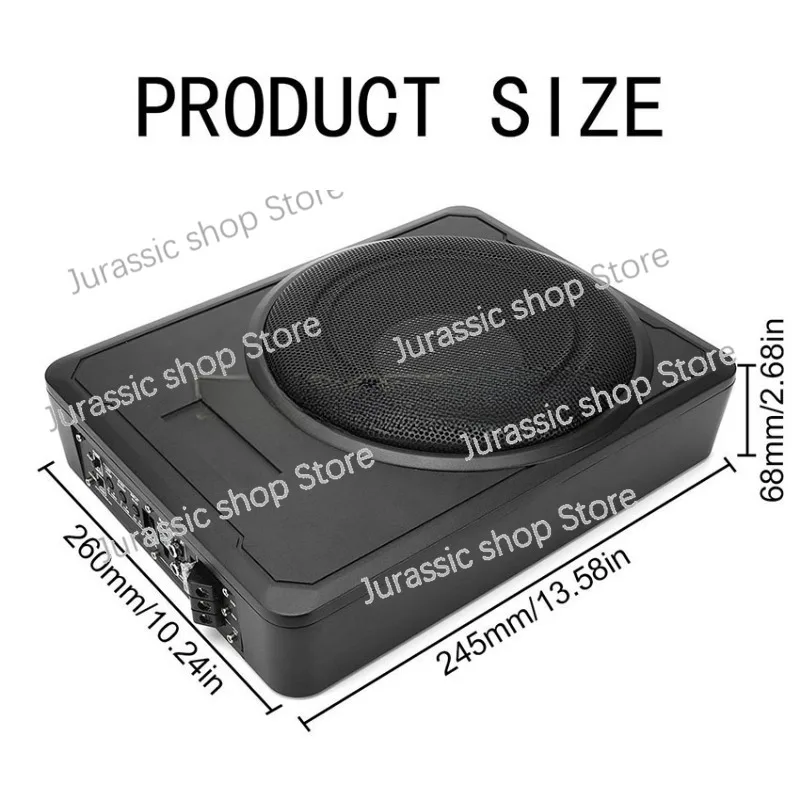 

10 Inch Subwoofers 600W High Power Pure Bass Car Seat Modified Subwoofer Para Coche Car Subwoofer Ultra-thin 20hz-150hz