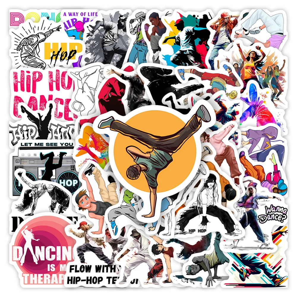 

Hip Hop Street Dance Dancer Stickers DIY Toys Waterproof Graffiti Decal for Scrapbook Laptop Phone Luggage Bottles Decorative